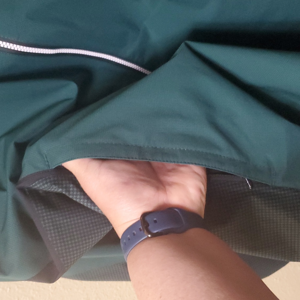 Masters FootJoy Size 4X Zip Up Rain Jacket With Hood NEW Golf Green Black - Picture 13 of 15